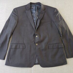 Joseph Abboud JOE Navy Blazer Mens 48R Slim Fit Wool Camo Lining 2-Button